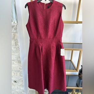 NWT Donna Karan Rich Red (Burundi) Midi Dress